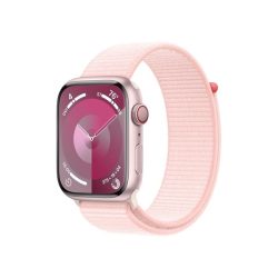 Apple Watch S9 Cellular (45mm) pink alumínium tok , világos pink sport pánt okosóra
