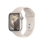   Apple Watch S9 GPS (41mm) csillagfény alumínium tok , csillagfény sport szíj (M/L) okosóra