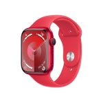   Apple Watch S9 GPS (45mm) RED alumínium tok , RED sport szíj (S/M) okosóra