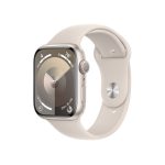   Apple Watch S9 GPS (45mm) csillagfény alumínium tok , csillagfény sport szíj (M/L) okosóra