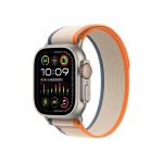   Apple Watch Ultra2 Cellular (49mm) titán tok , narancs/bézs terep pánt (S/M) okosóra