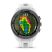 Garmin Approach S70 (42mm) fekete kerámia fehér szilikon szíjjal (ED) okosóra
