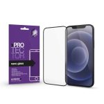   XPRO 128846 iPhone 15 Pro Nano Glass kijelzővédő fólia fekete kerettel