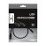 Gembird PP12-0.5M/BK 0,5m RJ45 CAT5e UTP M/M fekete kábel