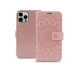 Haffner PT-6786 Apple iPhone 15 Plus rose gold Mezzo Book Flip bőrtok