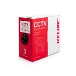   KE-Line Cat.5E (F/UTP) 305m 100MHz LSOH Dca árnyékolt CCTV fali kábel