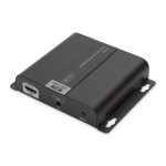   DIGITUS DS-55125 4K HDMI (CAT/IP) extender 6 (120m) POE vevőegység fekete