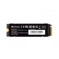 Verbatim 49367 Vi7000G 1TB Internal PCIe NVMe M.2 fekete SSD