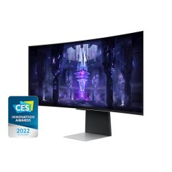 Samsung 34" LS34BG850SUXEN UWQHD Mini-DP/MicroHDMI/USB-C/WiFi/BT ívelt gamer smart OLED monitor