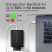 AXAGON ACU-DPQ100 3x port (USB + dual USB-C), PD3.0/QC4+/PPS/Apple 100W fekete GaN töltő