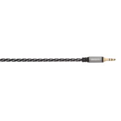 Avinity 127042 [2] 0,5m 3,5mm jack apa-apa szövet aranyozott audio kábel