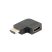 Lanberg HDMI(M) - HDMI(F) fekete adapter