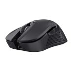   Trust GXT923 Ybar (Optikai érzékelő; 7200DPI; 6 gomb; LED; gumizott külső) fekete vezeték nélküli gamer egér