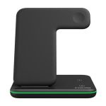   Canyon WS-303 3-in-1 15W univerzális vezeték nélküli töltő adapter fekete (Qi)