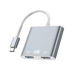   AVAX HB902 PRIME Type C 3.2-2xHDMI 4K60Hz DUAL monitor adapter