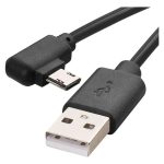   Emos SM7005BL USB-A 2.0 / micro USB-B 2.0, Quick Charge, 1 m, fekete töltő- és adatkábel