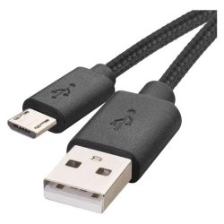 Emos SM7008BL USB-A 2.0 / micro USB-B 2.0, 2 m, fekete töltő- és adatkábel