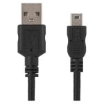   Emos SM7009BL USB-A 2.0 / mini USB-B 2.0, 2 m, fekete töltő- és adatkábel