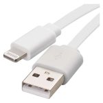   Emos SM7013W USB-A 2.0 / Lightning MFi, 1 m, fehér töltő- és adatkábel