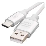   Emos SM7025W USB-A 2.0 / USB-C 2.0, 1 m, fehér töltő- és adatkábel