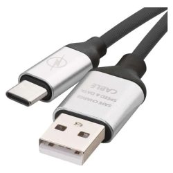 Emos SM7025BL USB-A 2.0 / USB-C 2.0, 1 m, fekete töltő- és adatkábel