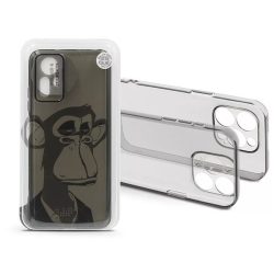 Haffner HF239137 Xiaomi Redmi Note 12S Gray Monkey átlátszó szilikon hátlap