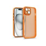   Haffner HF240065 Apple iPhone 15 Variete narancs hátlap kameravédő peremmel, lencsevédő üveggel
