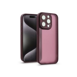 Haffner HF241437 Apple iPhone 15 Pro Max Variete bíbor hátlap kameravédő peremmel, lencsevédő üveggel