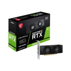 MSI nVIDIA RTX 3050 LP 6GB DDR6 OC PCI-Ex16x videokártya MSI nVIDIA RTX 3050 LP 6GB DDR6 OC PCI-Ex16x videokártya