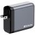 Verbatim 32203 GNC-140 GaN Charger 140W USB Type-A + 3xType-C hálózati töltő adapter