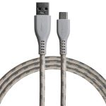 Boompods Tide titánium szürke USB A / Type-C kábel