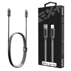 NextOne LGHT-USBC-MET-SG 1,2m USB C-Lightning metál asztroszürke kábel