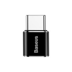 Baseus CAMOTG-01 micro usb - USB C fekete adapter
