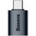 Baseus ZJJQ000003 Ingenuity USB C - USB A kék OTG adapter
