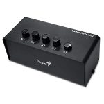 Genius RS2 5 portos fekete audio switch