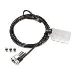   Kensington K62316WW Universal 3 az 1-ben visszaállítható kombinációs laptopzár