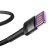 Baseus CATKLF-PG1 Cafule 1m USB/Type-C fekete-szürke adat- és töltőkábel