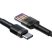 Baseus CATKLF-PG1 Cafule 1m USB/Type-C fekete-szürke adat- és töltőkábel