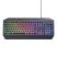 Trust GXT836 Evocx HU vezetékes fekete gamer billentyűzet