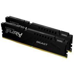 Kingston 32GB 6400MHz DDR-5 Fury Beast Black EXPO (Kit! 2db 16GB) (KF564C32BBEK2-32) memória