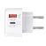SKROSS 1.302424 45W GaN USB-A/USB-C fehér gyorstöltő + Type-C kábel