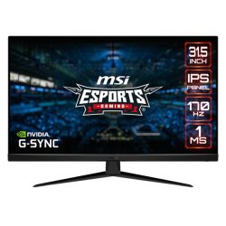 MSI 31,5" G321Q QHD IPS 170Hz HDMI/DP fekete gamer monitor