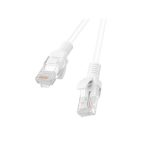   Lanberg PCU6-10CC-0050-W Cat.6 U/UTP PVC réz bevonatú alumínium fehér patch kábel 0,5m