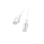   Lanberg PCU6-10CC-0100-W Cat.6 U/UTP PVC réz bevonatú alumínium fehér patch kábel 1m