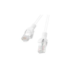 Lanberg PCU6-10CC-0100-W Cat.6 U/UTP PVC réz bevonatú alumínium fehér patch kábel 1m