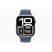 Apple Watch S10 GPS (46mm) ezüst alumínium tok, denim sportszíj (M/L) okosóra