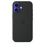 Apple myy13zm/a iPhone 16 fekete szilikon MagSafe hátlap