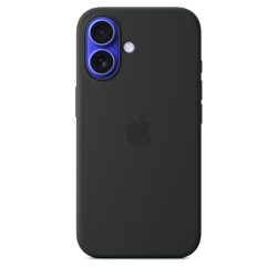 Apple myy13zm/a iPhone 16 fekete szilikon MagSafe hátlap