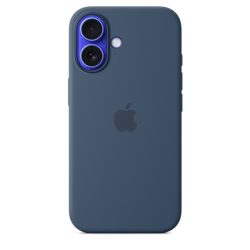 Apple myy23zm/a iPhone 16 farmerkék szilikon MagSafe hátlap