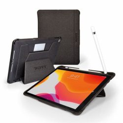 Port Designs 201519 MANCHESTER II iPad Air GEN.4 10.9" (2020) fekete oldalra nyíló tok